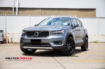 VOLVO XC40 TARGA BLACK MACHINED FACE